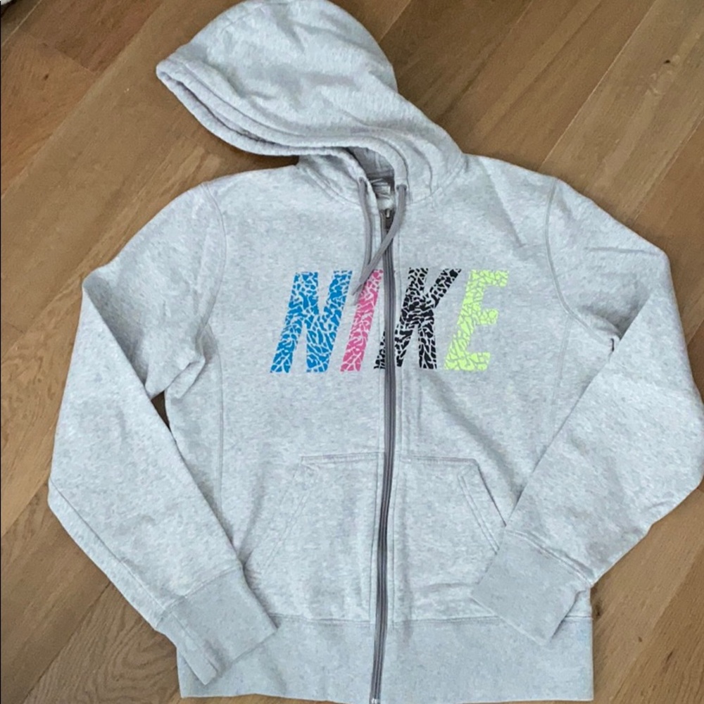 Nike Hooded Zip Sweatshirt size L